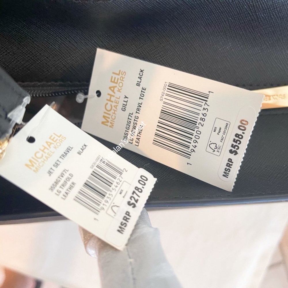 🎀NeW! Michael Kors Gilly Drawstring Tote Set - Picture 8 of 9